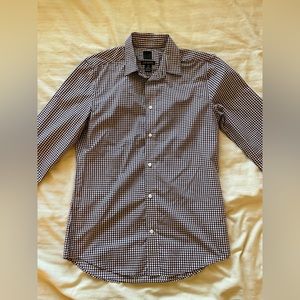 H&M Checkered Button Down Shirt - Mens M